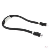 2 PCS Led Hands-Free Flexible Neck Light Reading Flashlight Book Light