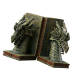 Maxbell 2 Pieces Western Dragon Statue Bookends for Study Room Accessories Versatile
