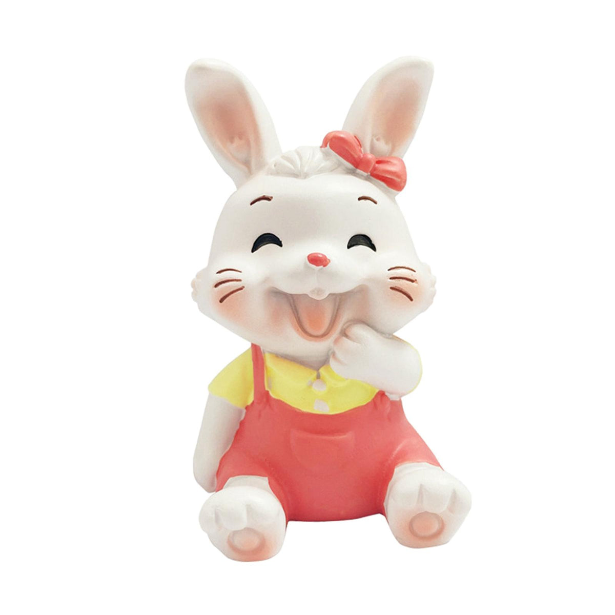 Maxbell Maxbell Cute Rabbit Statue Animal Figures Art Sculpture for Office Shelf Decoration Girl Bunny