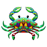 Maxbell Maxbell Metal Crab Wall Art Decor Outdoor Yard Home Decorative Sculpture Green