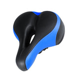 Maxbell Bicycle Seat Memory Foam Padding Simple Assembly Accessories Shock Absorbing Blue