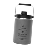 Maxbell Ice Jug Keeps Drinks Cold Portable Insulated Water Bottle for Sports Fitness Gray