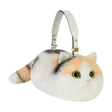 Maxbell Cat Handbag Realistic Lovely for Women Crossbody Bag for Events Style B