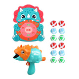 Dinosaur Sticky Ball Toy Throw Ball Board Target Toy for Boys Girls Kids Style F