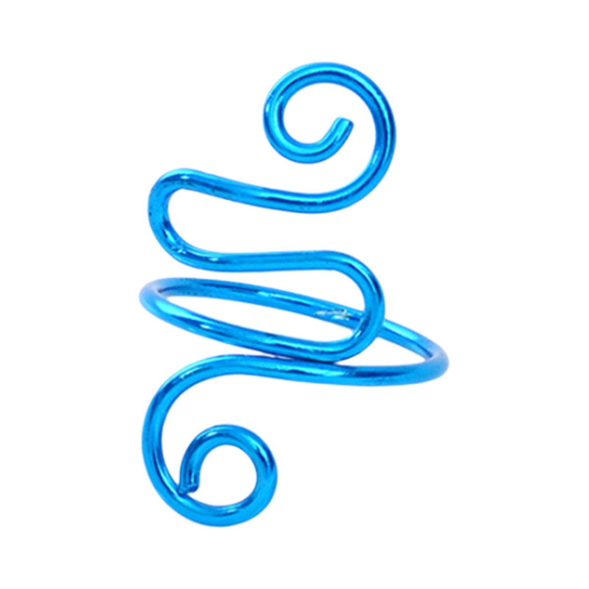 Maxbell Crochet Tension Ring Loop Ring Yarn Tension Control Ring for Mother Her Gift blue