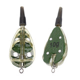 Maxbell Maxbell 2 Packs Inline Method Feeder Set Carp Fishing Tackle Bait Cage Carp Feeder A