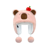 Maxbell Ear Protection Warm Hat Winter Hat for Autumn and Winter Outdoor Backpacking Pink