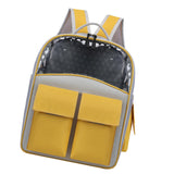 Maxbell Cat Backpack Carrier Ventilation Innovative Cat Carrier Backpack for Outdoor Yellow