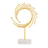 Maxbell Metal Abstract Statue Figurine Table Decoration Decorative for Cafe Bar