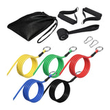 Maxbell Resistance Bands Set for Adults Workout Door Buckle Yoga with Handles