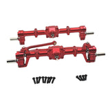 Maxbell Front Rear Axle Housing RC Accessory for MN78 1/12 RC Car Remotes Control Car Red