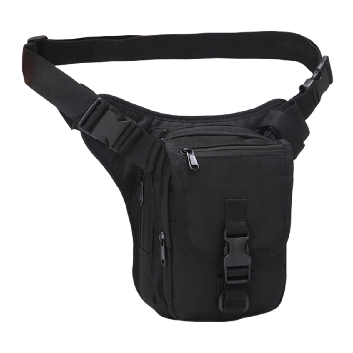 Maxbell Drop Leg Bag Multipurpose Utility Pouch Leg Pouch for Motorcycle Hiking Bike Black