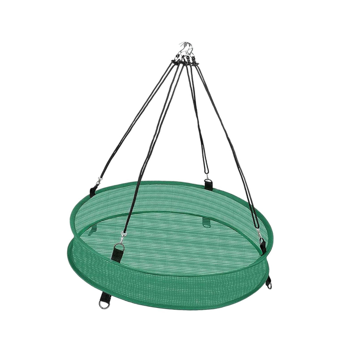 Maxbell Hanging Hoop Platform Birdseed Hoop for Yard Pole Mounted Bird Feeder Garden