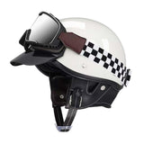 Maxbell Scooter Helmet Comfortable Breathable Cycling Accessories Motorbike Helmet White