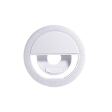 Maxbell Phone Selfies Light Makeup Cold Soft Warm Light LED Phone Selfie Circle Light white