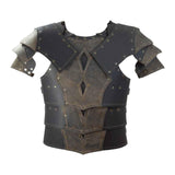 Maxbell Medieval Chest Armor Chest Shoulder Harness for Fancy Dress Role Play Knight gray