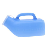 Maxbell Maxbell 1000ml Elder Urinal Bottle Chamber Pot Emergency Toilet Pouch with Lids Blue