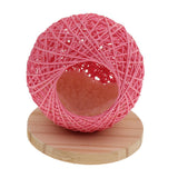 Maxbell Maxbell Handmade Pet Hamster Vines Rattan Nest House Small Animal Supplies Pink S