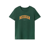 Maxbell Maxbell T Shirt for Women Summer Souvenir Crew Neck Shirt for Daily Wear Work Hiking S