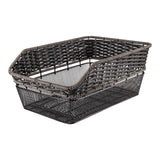 Maxbell Bicycle Rear Basket Organizer Pannier Bike Basket for Outdoor Picnic Cycling Black