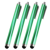 4 Pack Stylus Pens for Touch Screens Devices Universal Capacitive Stylus Pen with Pen Clip for Cell Phones Tablets Laptops All Touch Screens-Green - Aladdin Shoppers