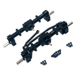 Maxbell 1:16 RC Front Rear Axle Easy to Install DIY Modified Upgrade for C14 C24 Black