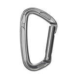Maxbell Carabiner Clip D Shape Spring Snaps Key Ring Hook for Outdoor Camping Sports Dark Grey