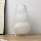 Paper Table Lamp Decorative Ambient Lighting Paper Lamp for Dorm Office Home Style B