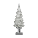 Glowing Christmas Tree Ornaments Miniature Xmas Tree for Holiday Room Office