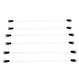 Maxbell Maxbell 6 Pairs No Elastic Fish Line Nylon Wire Hook for Hair Extensions Hairpieces Black