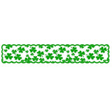 Maxbell ST Patricks Day Decor Rectangular Lace Table Runner for Indoor Bedroom Hotel