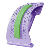 Maxbell Back Stretcher Support Cracker Board for Men Women Father Home Purple