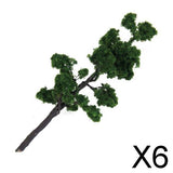 Maxbell 6x4.72 Inch Scenery Landscape Model Tree Mountain Pine Trees