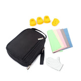 Maxbell 17 Key Kalimba Case Thumb Piano Bag Shockproof with Gloves Finger Stall Cleaning Cloth Black - Aladdin Shoppers