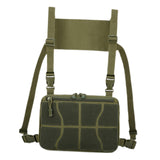 Maxbell Chest Rig Bag Practical Multifunction Workout Pack for Hiking Fishing Travel Green