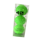 Maxbell 3Pcs Pickleball Balls 40 Holes for Outdoor Courts Sanctioned Tournament Play Green