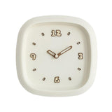 Maxbell Wall Clock Art Clock Modern Minimalist Timepiece for Cafe Bar Office Kitchen Beige