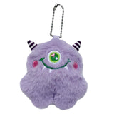 Maxbell Cute Plush Monster with Big Eyes Car Keyrings for Family Friends Boys Girls Violet