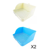 Maxbell 3 x Rabbit Litter Box Hamster Guinea Pig Pet Toilet Small Animal Litter Tray