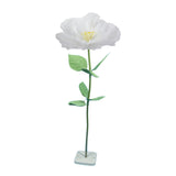 Maxbell Artificial Flower Realistic Elegant Floral Arrangement for Event Garden Home White