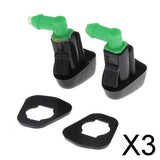 Maxbell 3xPair Windshield Washer Water Spray Nozzle for 1998-02 Honda Accord S84 C02
