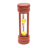 Maxbell 2pcs Sand Clock Hourglass Timer for Kitchen Kid Game -Yellow Sand 1 Minute