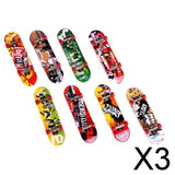 Maxbell 3x1Pc Mini Skateboard Finger Board Skate Boarding Kit Toy