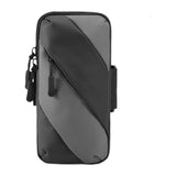 Maxbell Sports Armband Universal Wrist Pouch Phone Sleeve for Sport Jogging Home Gym black gray