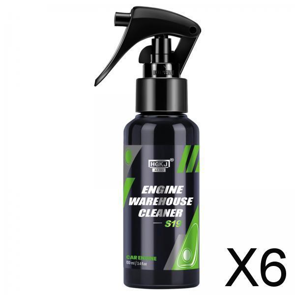 Maxbell 6xEngine Warehouse Cleaner Cleaner Tools Degreaser Fit for Auto Detail Trucks 100ml