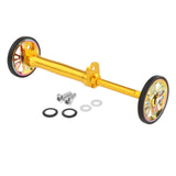 Maxbell Maxbell Folding Bike Easy Wheels Extension Rod for Brompton Bike Gold bright color
