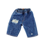 Maxbell 1/6 Scale Men Figure Short Pants Handmade Doll Clothes Blue with Holes
