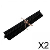 Maxbell 2x100x Reed Diffuser Sticks Fiber Reed Diffuser Sticks for Bedroom SPA Kitchen Black