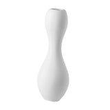 Maxbell Maxbell Ceramic Flower Vase Modern Minimalist Elegant for Home Decoration Adornment White 10.5cmx29.5cm