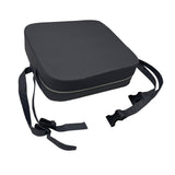 Maxbell Kids Booster Seat Cushion Chair Mat with Straps Children Dining Seat Booster Dark Grey